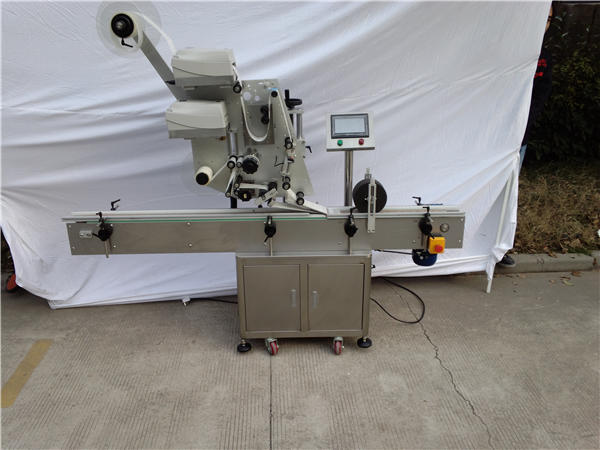 편평한 병을위한 자동적 인 스티커 비행기 레테르를 붙이는 기계 